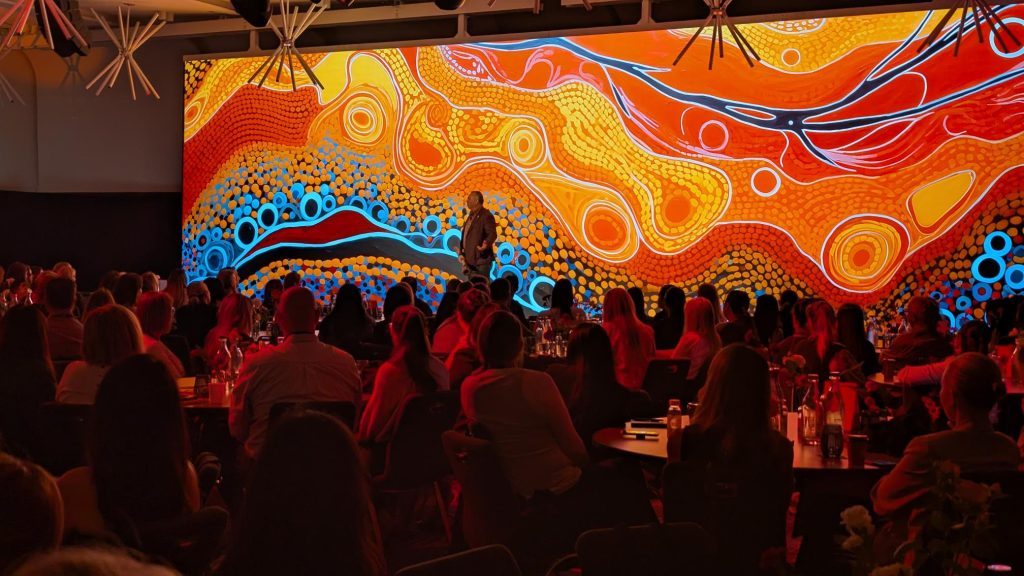 Audio Visuals at a recent event by BAX AV