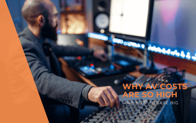 Why are event audio visual costs so high?